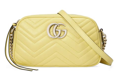 pastel yellow gucci bag|Gucci purses for women.